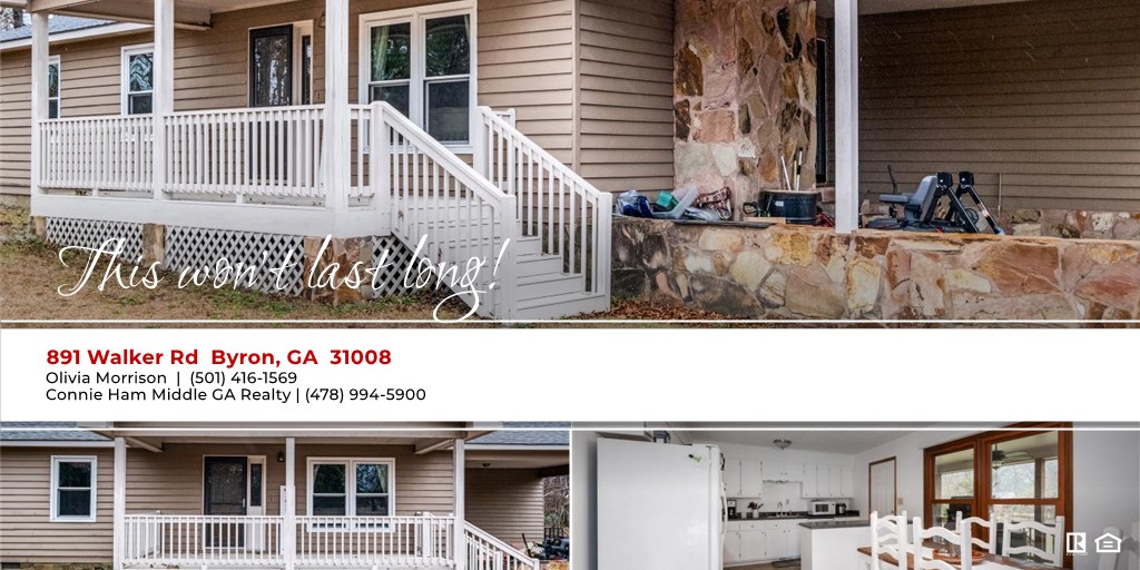 891 Walker Rd, Byron, GA 31008